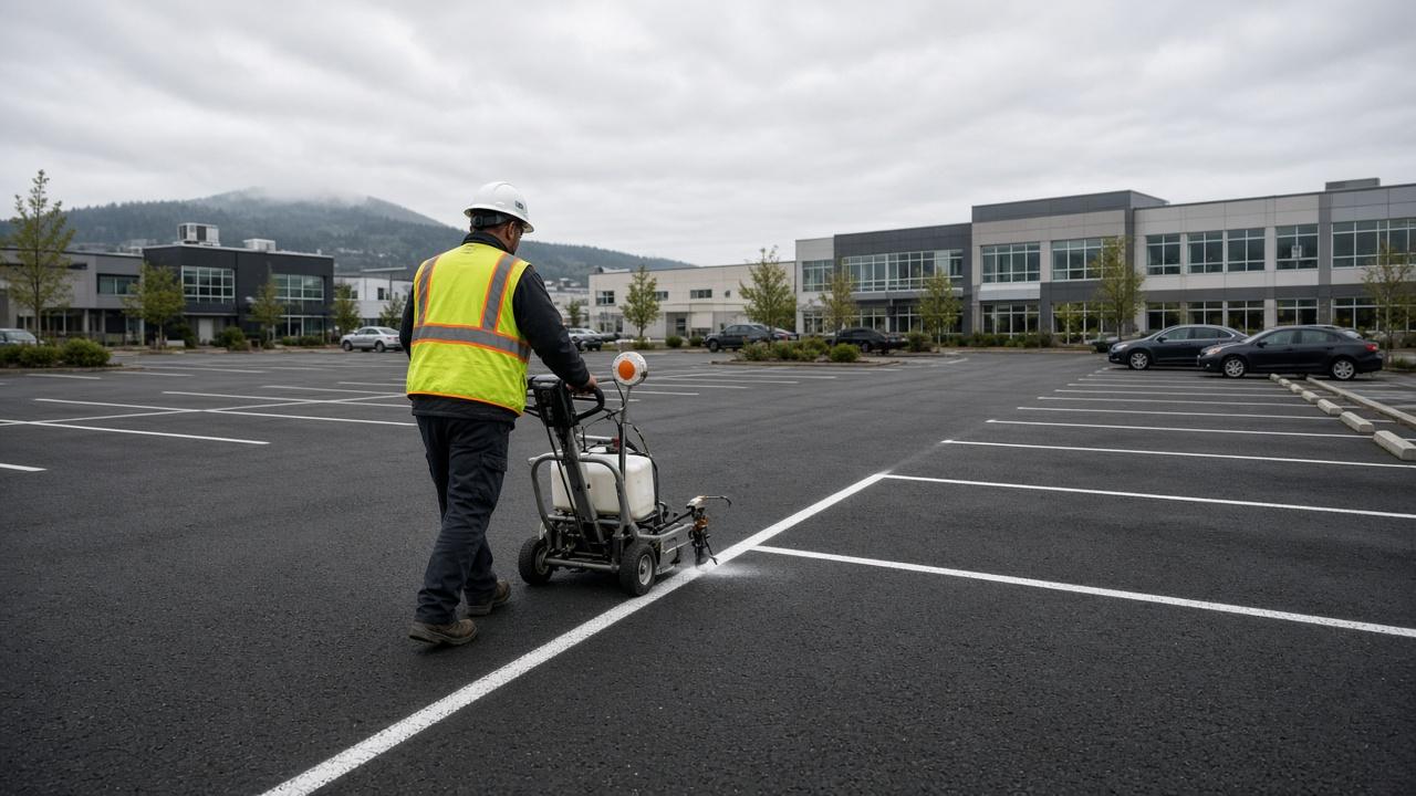 Line Marking & Parking Lot Painting in Burnaby BC